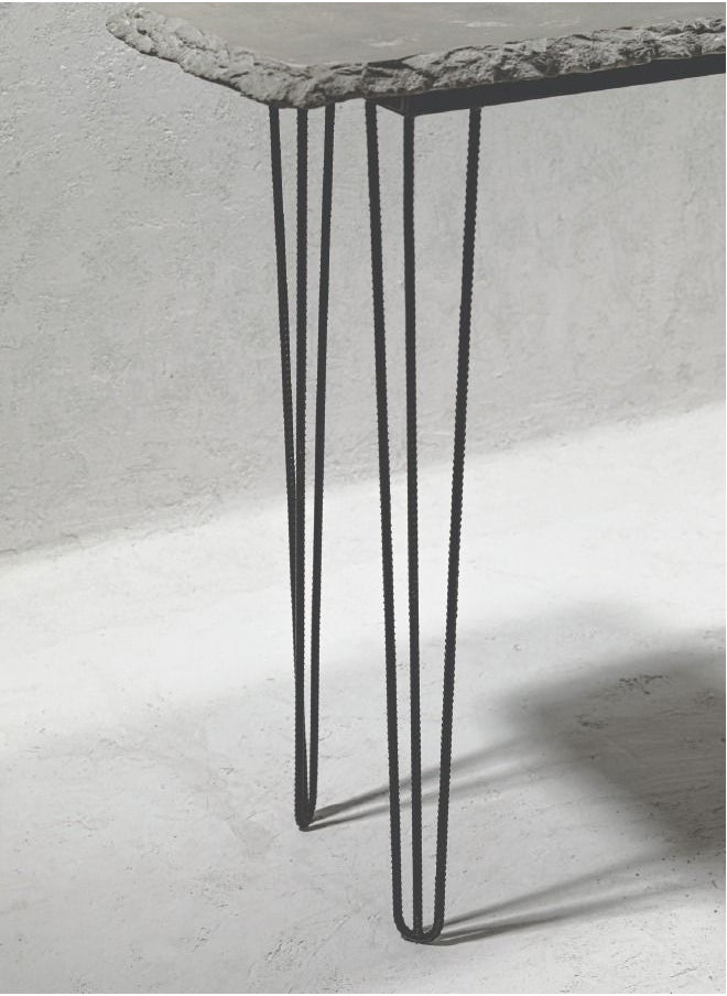 Sement CRACKED EDGE CONCRETE TABLE - GREY  - Image 3