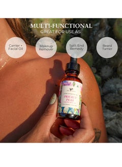 Baja Basics Prickly Pear Oil Cold Pressed, 100% Pure, Unrefined Moisturizer for Skin, Face, Body, Nails and Hair - Multi-Purpose Beauty Product For Men and Women - 1 oz Bottle  - Image 3