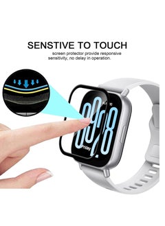 ماركة غير محددة واقي شاشة لساعة Xiaomi Redmi Watch 5 Active، [3 قطع] غشاء TPU مرن بدون فقاعات، مضاد للخدش وغشاء عالي الدقة لساعة Xiaomi Redmi Watch 5 Active  - Image 4