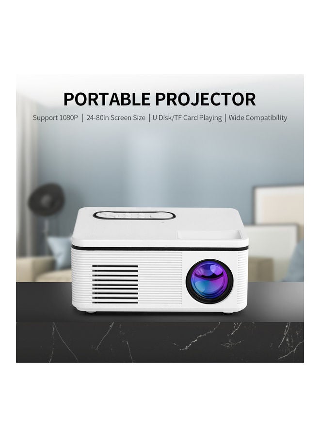 NIBEMINENT 1080P Portable Projector V9582Y-EU-1_P Yellow - Image 2