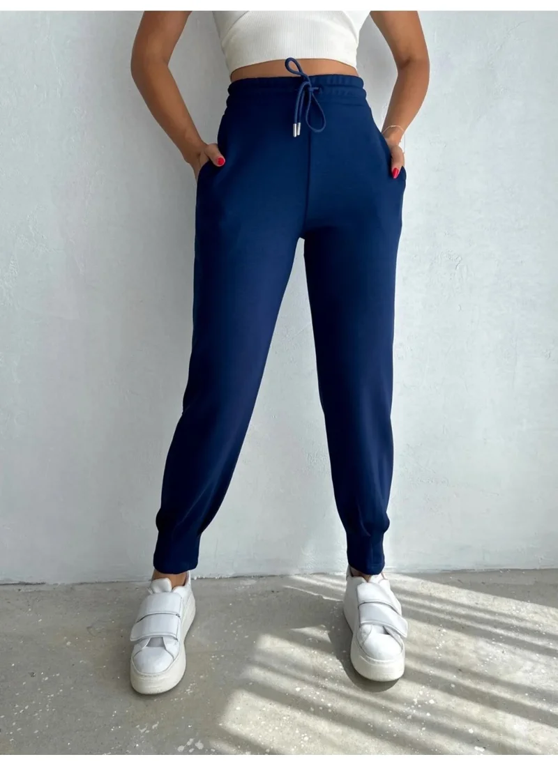 Swana Pleated Modal Fabric Relaxed Fit Trousers