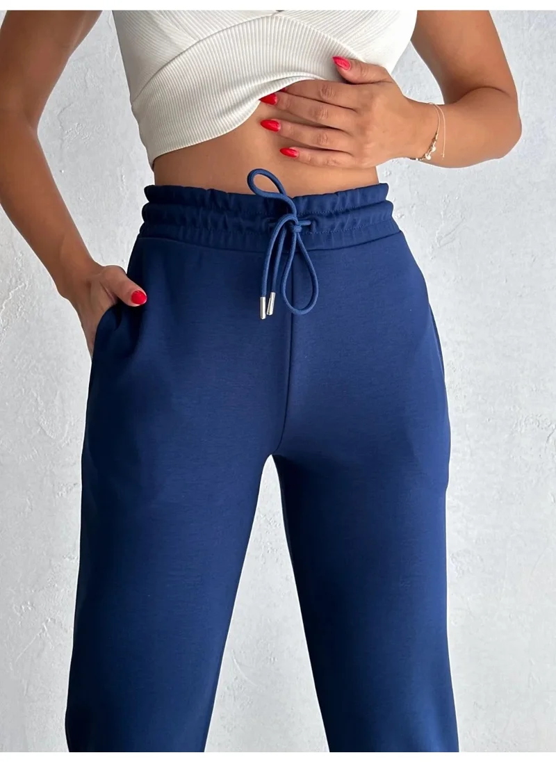 Swana Pleated Modal Fabric Relaxed Fit Trousers