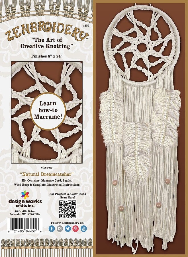 Tobin Design Works Crafts Natural Dream Catcher Macrame Kit - Image 2