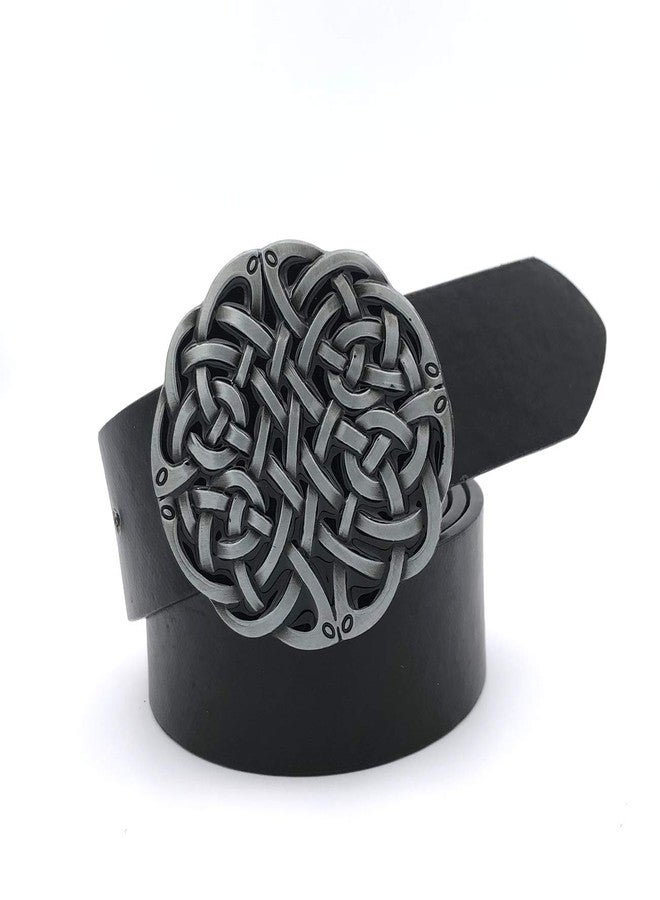 YOQUCOL American Keltic Irish Scottish Celtic Cross Celtic Knot Belt Buckle For Men - Image 2