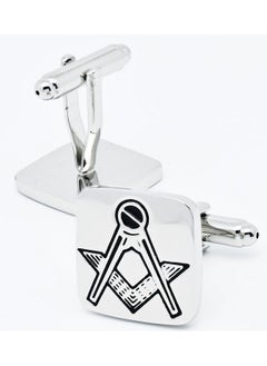 Silver Freemason Masonic Cufflinks For Men With Gift Case Classic Square Freemasonry Men'S Cufflinks Jewelry Set For Wedding Party Anniversary Business Events Tuxedo Dress - pzsku/Z5EC2C36392E2C18D6609Z/45/_/1735816706/4c22404b-384c-48d9-8e74-9f4cd15fe056