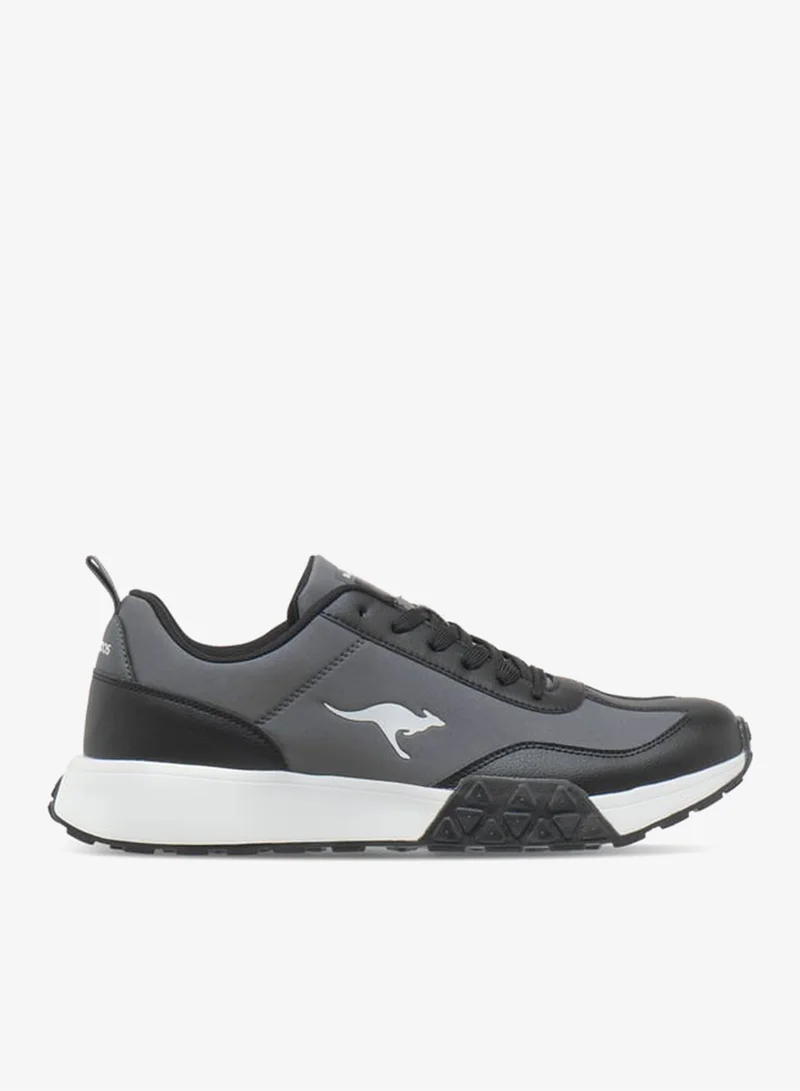 kangaROOS Men's Logo Print Shoes with Lace-Up Closure