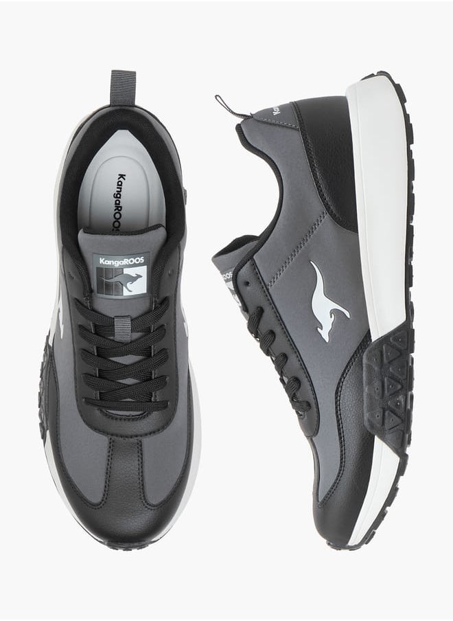 kangaROOS - Men's Logo Print Shoes with Lace-Up Closure - Image 1