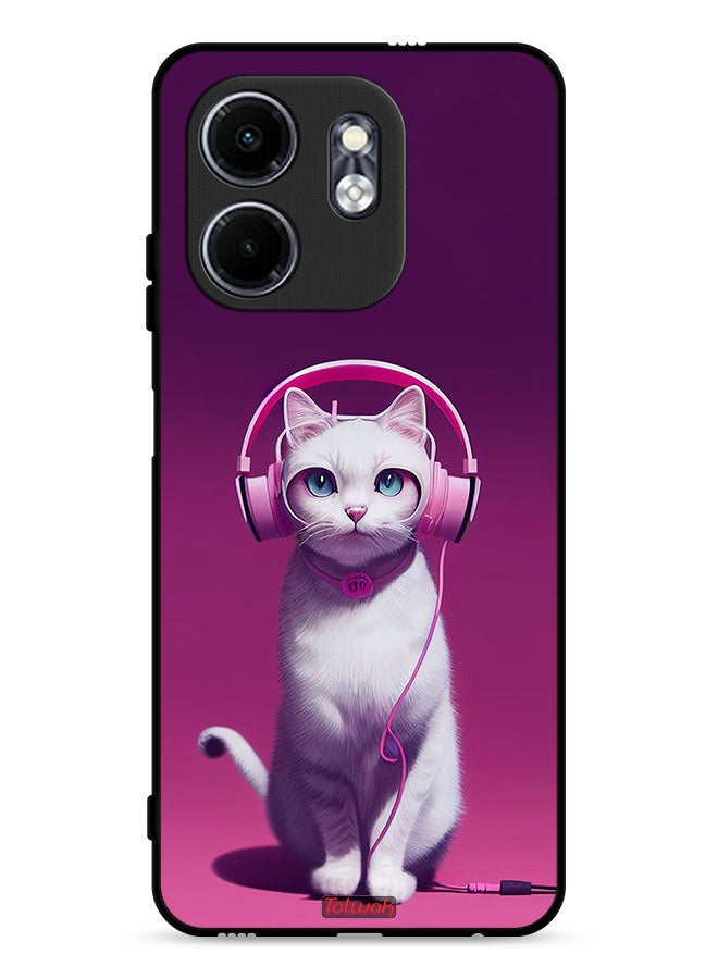 Tolwak Infinix Hot 50i 4G Protective Case Cover Cute Kitten - Image 1
