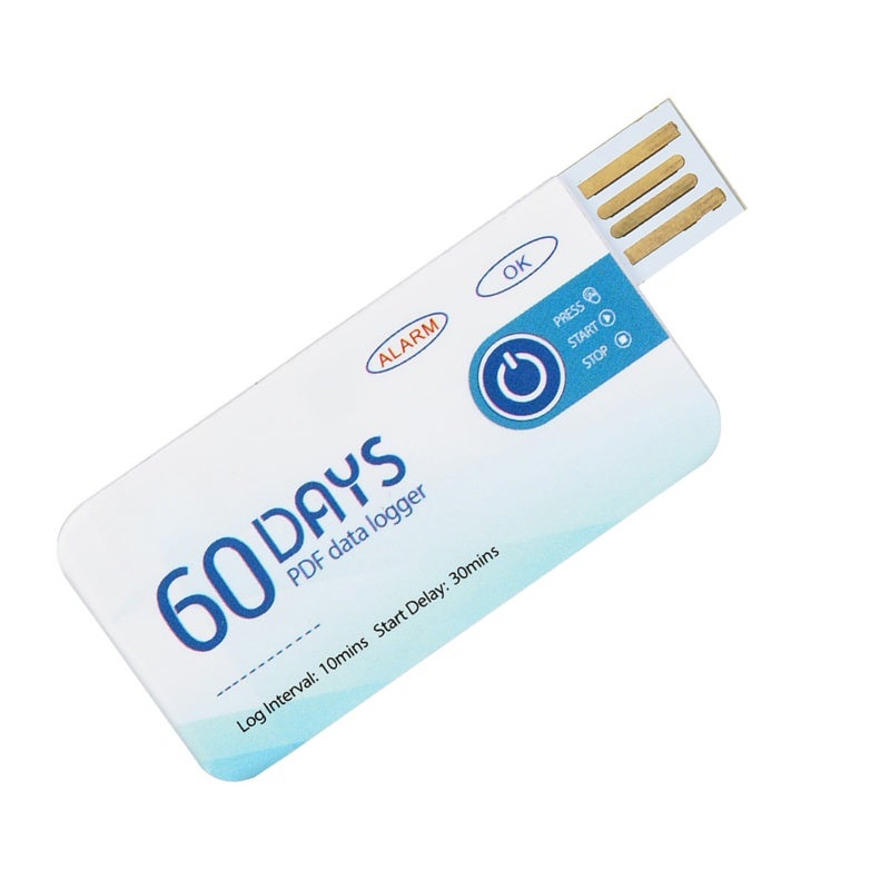 Temperature Recorder: ±0.5°C High Precision USB Logger - Compact 10,000 Data Point Storage Temperature Recorder for Transport and Storage Monitoring of Food, Drugs, Chemical Products - Image 4
