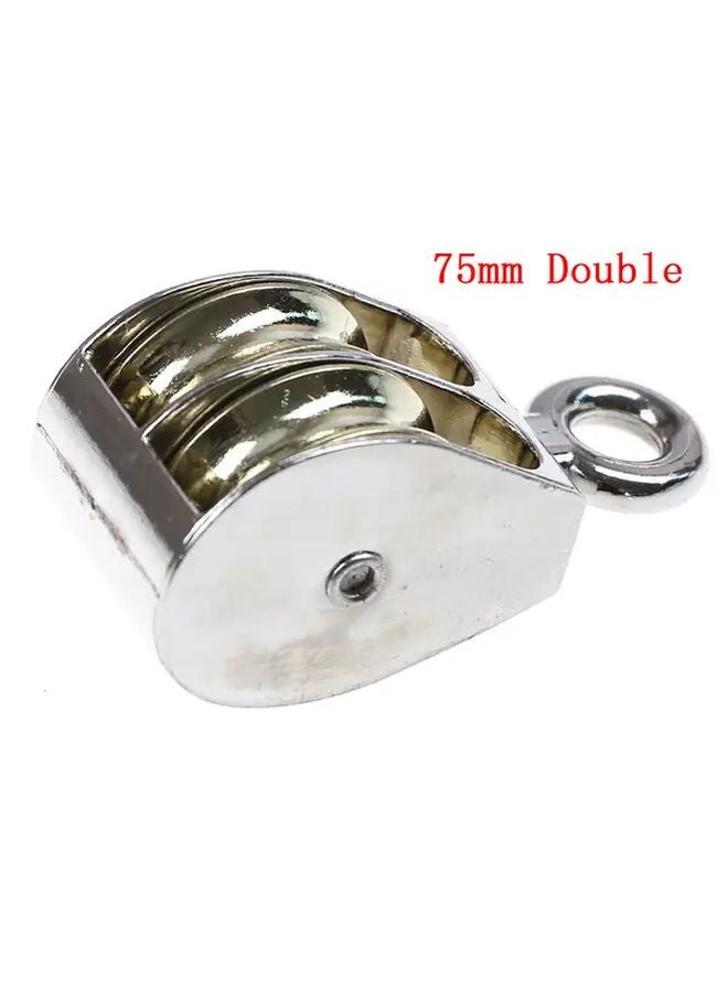 A6 Zinc Alloy Pulley 36 52 75mm Metal Sheave For DIY Workshop Equipment - Image 1