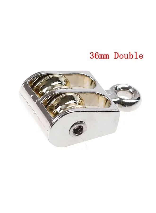 A6 Zinc Alloy Pulley 36 52 75mm Metal Sheave For DIY Workshop Equipment - Image 4