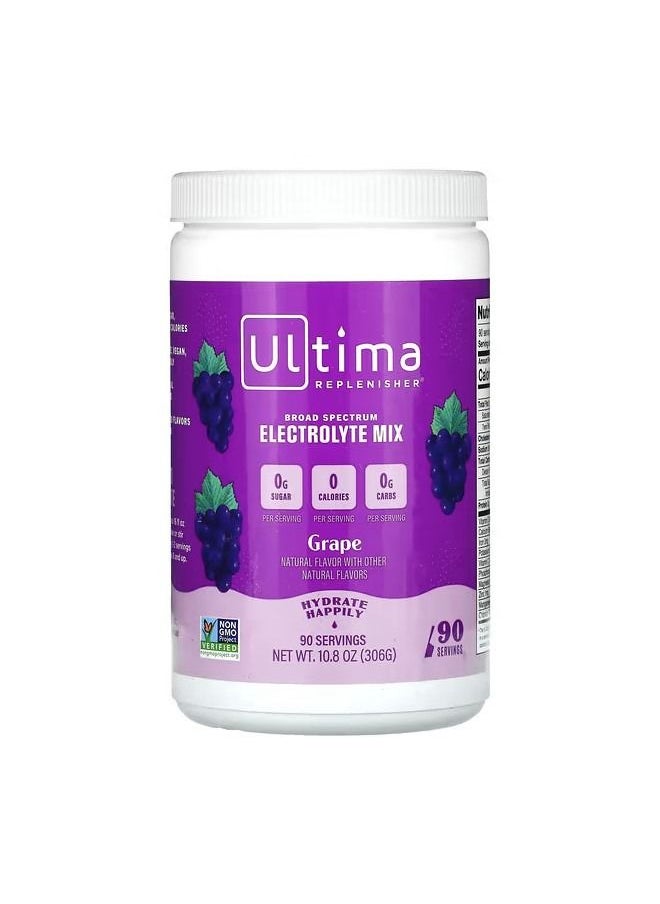 Ultima Replenisher - Electrolyte Drink Mix Grape 10.8 oz 306 g - Image 1