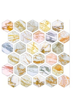 None/Brand 30PCS Hexagon Magnets Fridge Cute Magnets for Locker Refrigerator Whiteboard Cabinet Office Kitchen Blackboard Decorative Bronzing Art for Adult  - Image 1