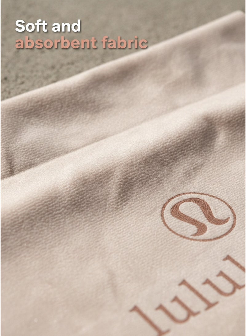 لولوليمون Lululemon سريع جاف ميكروفايبر الرياضة منشفة، الممتصة العرق المحمولة اليوغا صالة رياضية تمرين السفر منشفة اللياقة البدنية - Image 5