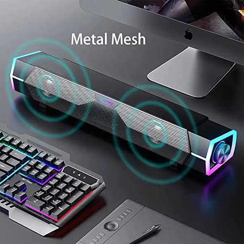 Ant Esports GS370SB Gaming Speakers for Desktop Monitor, Dynamic RGB Sound Bar With USB Powered HiFi Stereo Audio for PC, Laptop, Tablet, Cellphones - Image 5