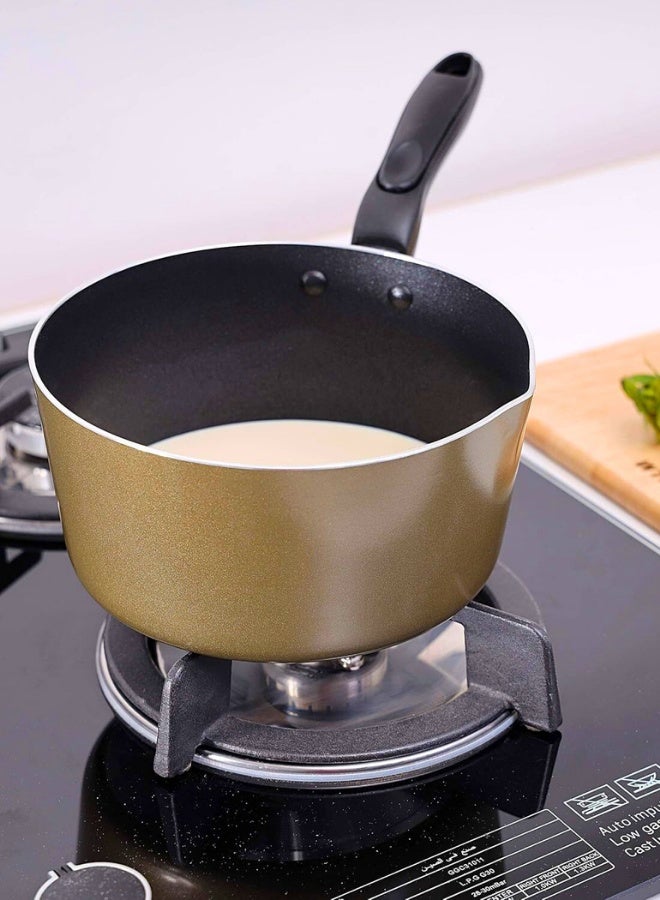 Chase Up Non-Stick Milk Pan – 14cm/1 Litre Saucepan – Pouring Spout with Ergonomic Handle - Tea Pan Saucepan Milk Pot – Ideal as Coffee pot, Tea pot, Milk pot & a Small saucepan - Image 4