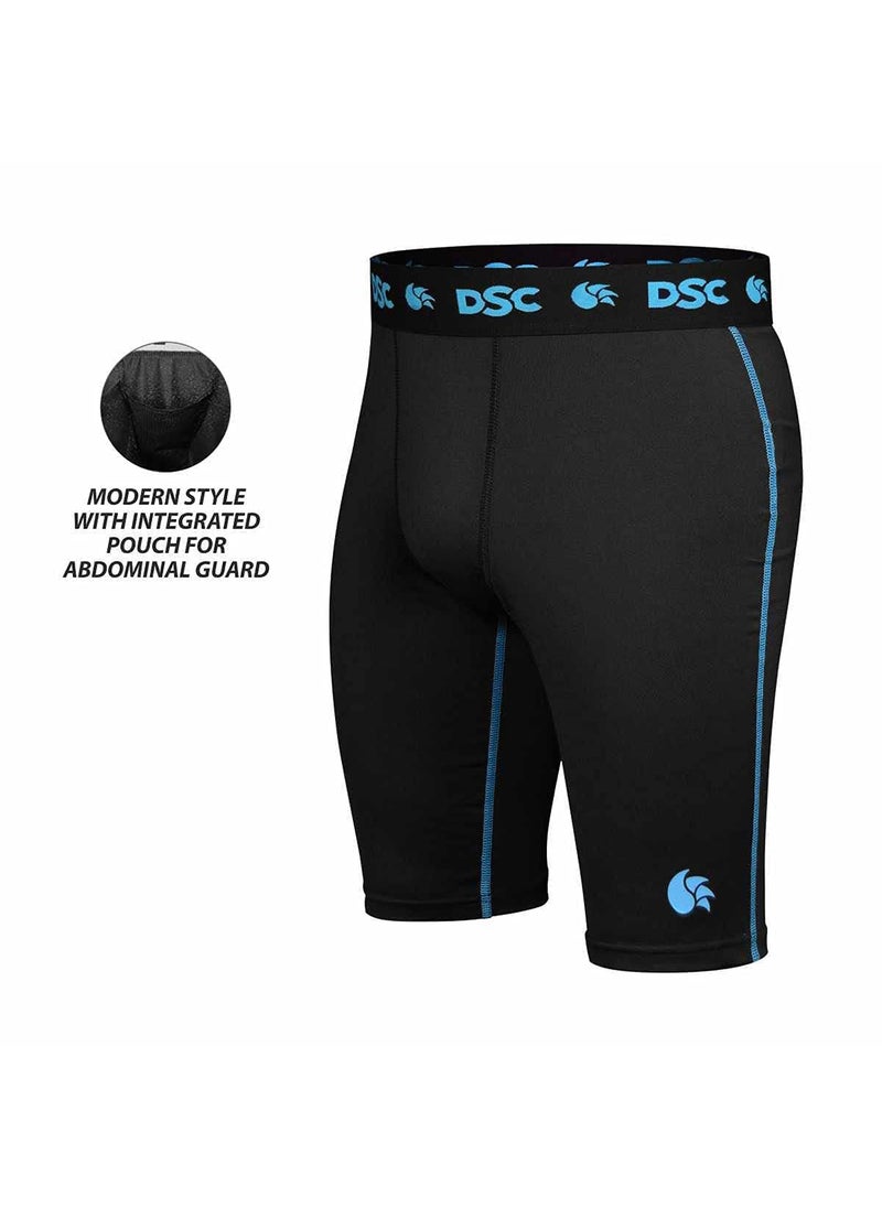 DSC - COMPRSSN HLFTGHT Compression Half Tights, X-Large | Compression Fit | High-Performance Skin-Tight Trousers | Aerodynamic Design - Image 1