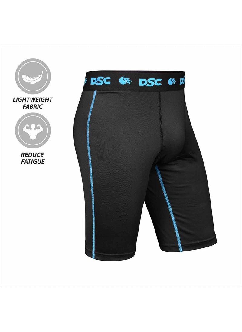 DSC - COMPRSSN HLFTGHT Compression Half Tights, X-Large | Compression Fit | High-Performance Skin-Tight Trousers | Aerodynamic Design - Image 1