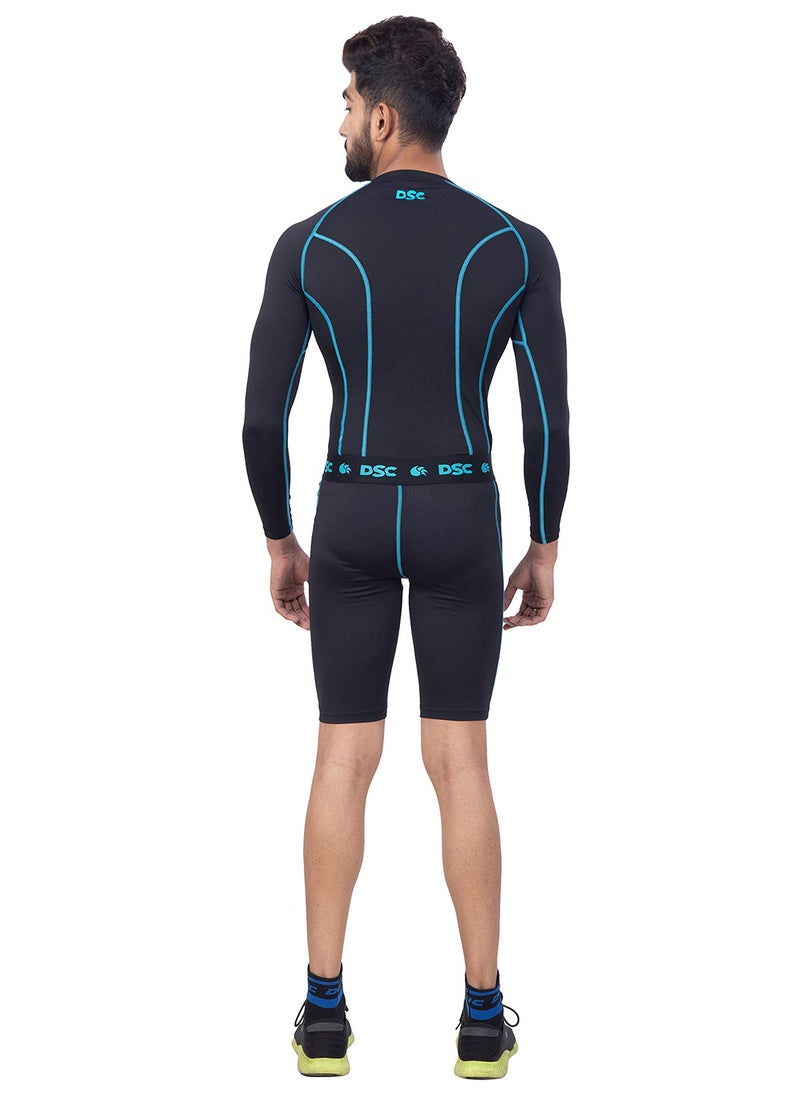 DSC - COMPRSSN HLFTGHT Compression Half Tights, X-Large | Compression Fit | High-Performance Skin-Tight Trousers | Aerodynamic Design - Image 1