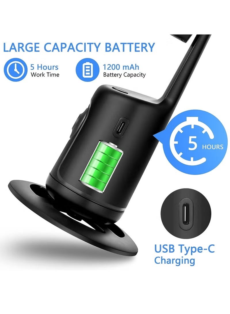 زونبون حامل ثلاثي القوائم P01 لتتبع الوجه تلقائيًا، حامل كاميرا ذكي يدور 360 درجة مع عصا سيلفي عن بُعد، بدون تطبيق، تحكم بالإيماءات، لمدونات الفيديو، تيك توك - Image 4