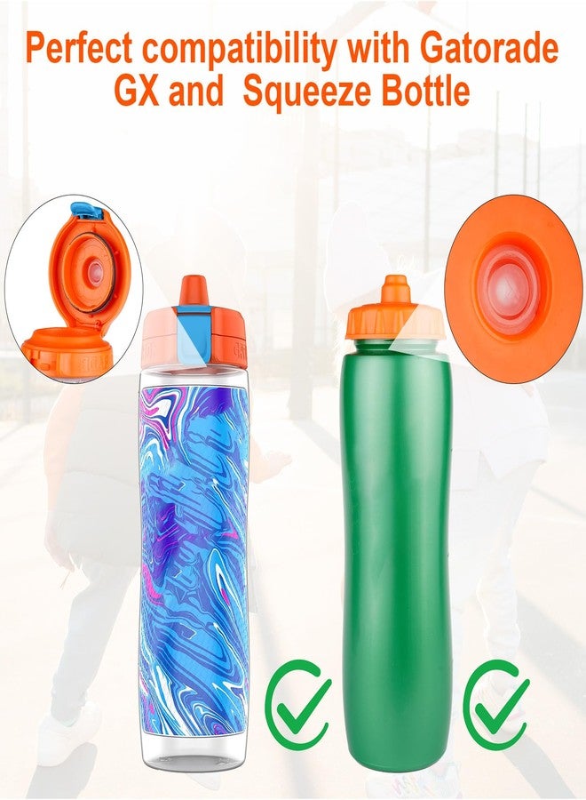 gocola Dispensing Valves Compatible with Gatorade Water Bottle - 6pcs Silicone Valve and Plastic Insert with Screwdriver, Replacement Accessories for Gatorade Gx Water Bottle Gatorade 32oz Bottle - Image 4