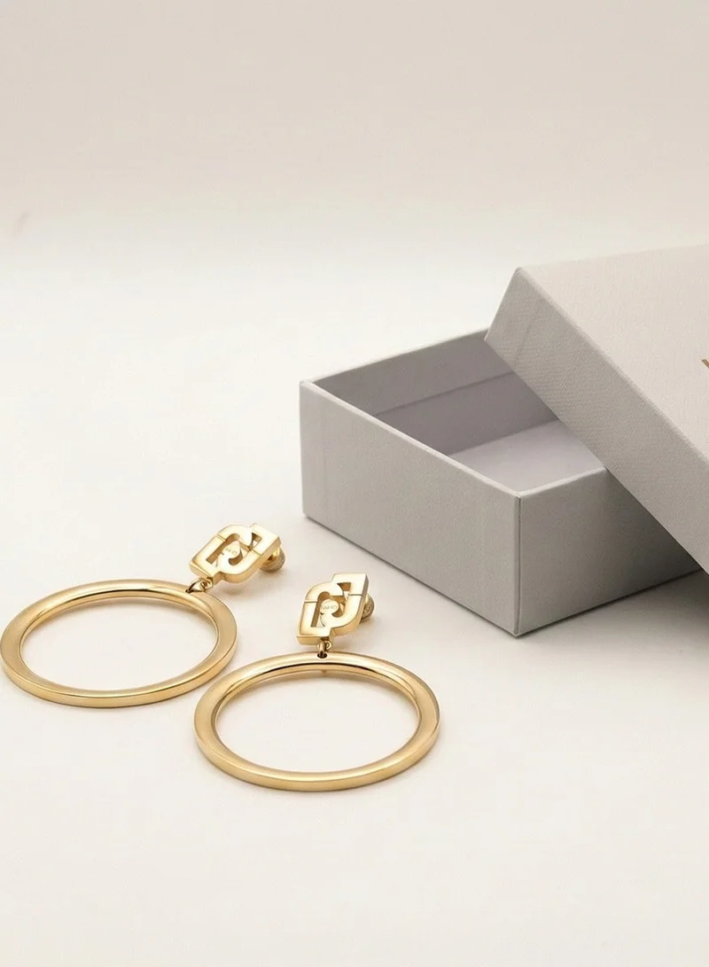 Liu Jo  Liu Jo Aura Gold Earrings for Women | Best Price UAE