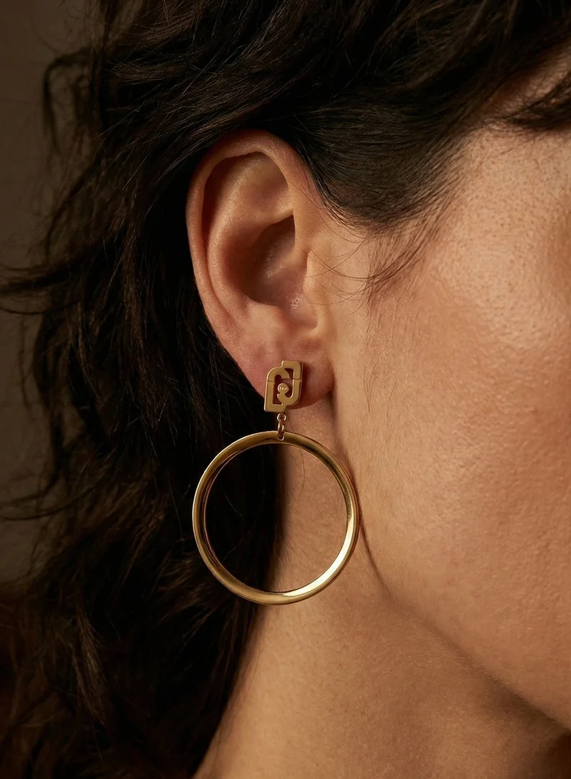 Liu Jo  Liu Jo Aura Gold Earrings for Women | Best Price UAE