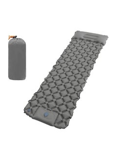 Generic EqiEch Camping Sleeping Pad,Ultralight Inflatable Camping Mattress,Durable Waterproof Camping Mat,with Pillow Built-in Pump,Portable Compact Sleeping Pad for Tent,Backpacking,Traveling,Hiking(Grey)  - Image 1
