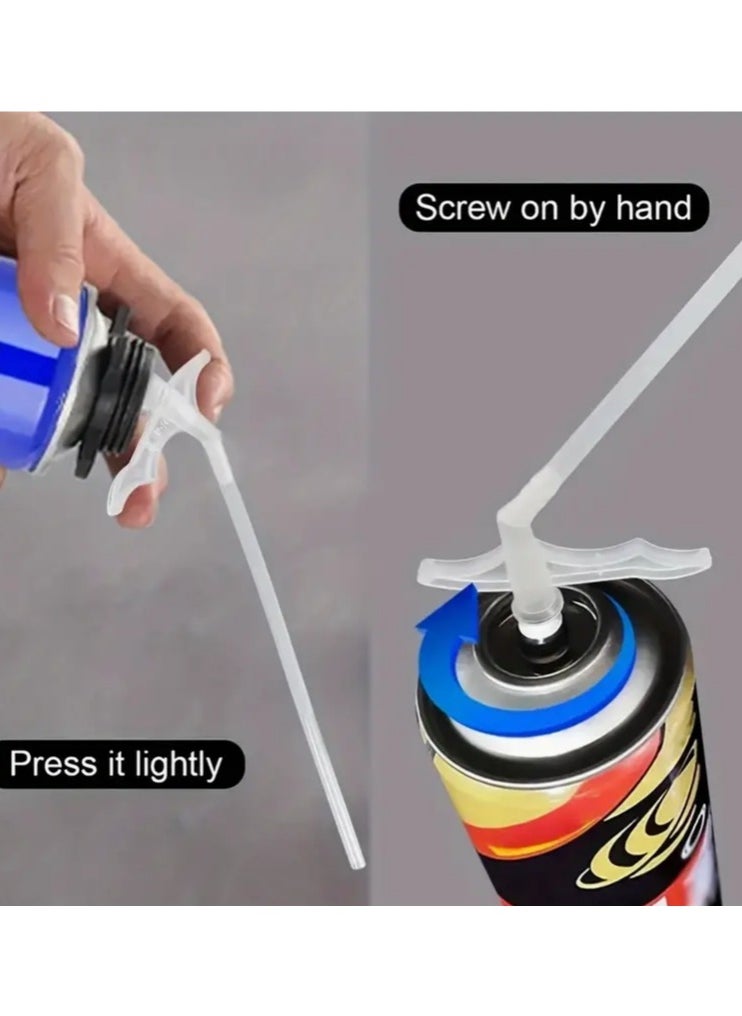 Generic - 750ML PU Foam Spray - High-Performance Polyurethane Expanding Foam Sealant - Ideal for Insulation, Soundproofing, and Filling Gaps - Waterproof, Weather-Resistant, and Easy to Apply - Great for Home Repair, DIY Projects, and Construction - Image 1