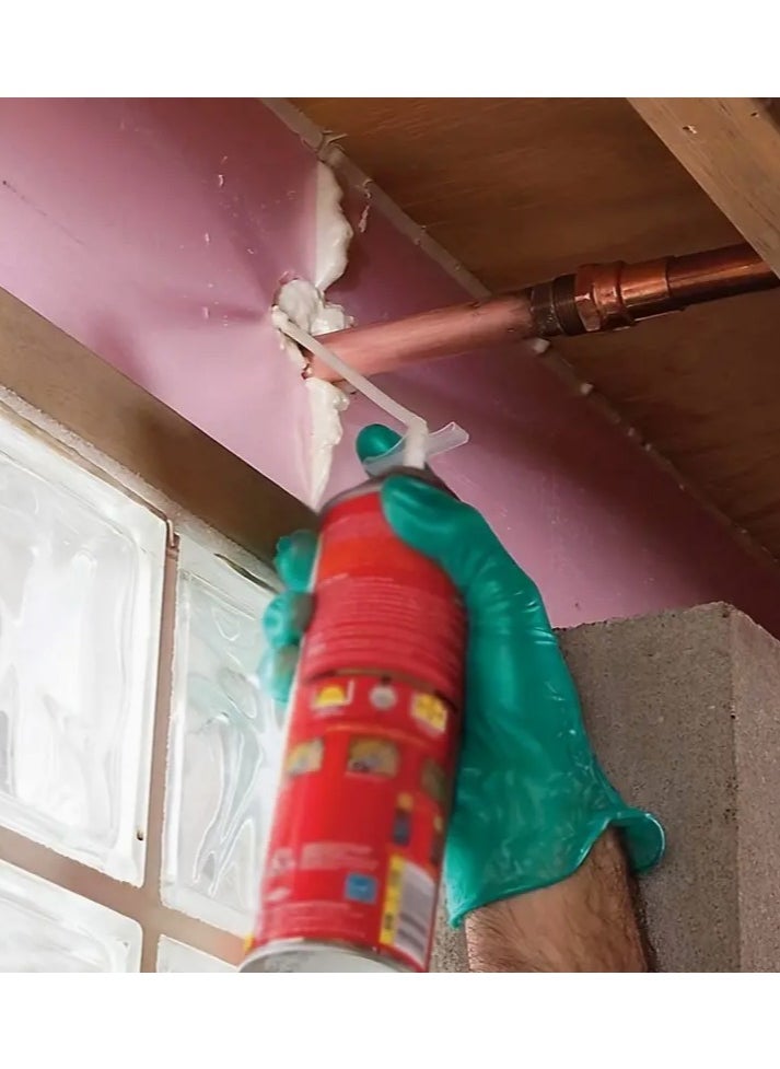 Generic - 750ML PU Foam Spray - High-Performance Polyurethane Expanding Foam Sealant - Ideal for Insulation, Soundproofing, and Filling Gaps - Waterproof, Weather-Resistant, and Easy to Apply - Great for Home Repair, DIY Projects, and Construction - Image 1