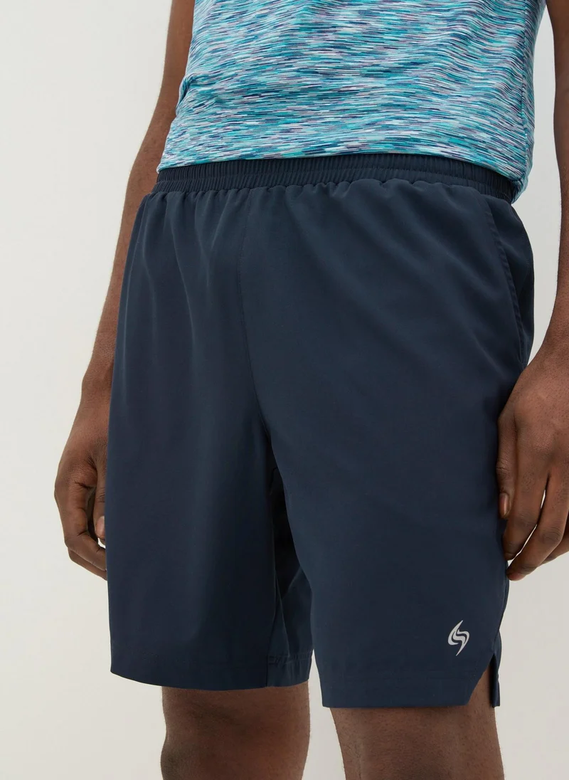Matalan Souluxe Navy Sports Shorts