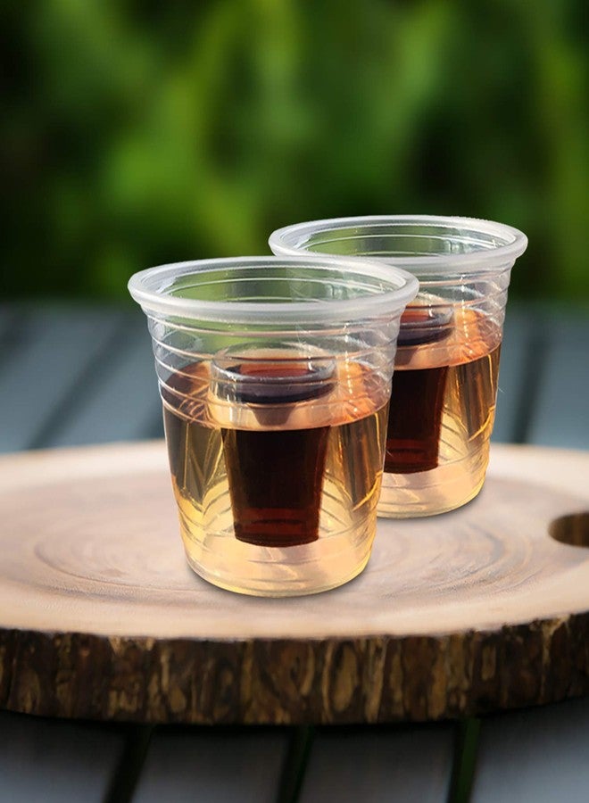 Party Essentials Plastic Bomber Cups, Jager Bomb Shot Glasses, 3 oz. Clear, 50 Ct - Image 5