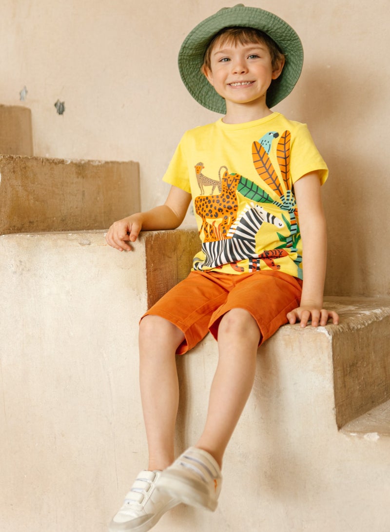Du Pareil Au Même Du Pareil Au Même T-Shirt for boys Boys Short Sleeve Graphic T-shirt - Image 1