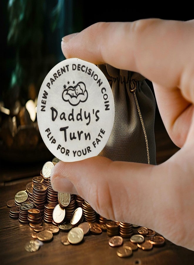 Artisan Owl Coin Flips - Challenge Coin Decision Maker - Souvenir Commemorative Coins - Perfect Divination Flip Coin, Party, Game and Decision Coin - 40x3mm (Daddy's Turn|Mummy's Turn (New Born)) - Image 5