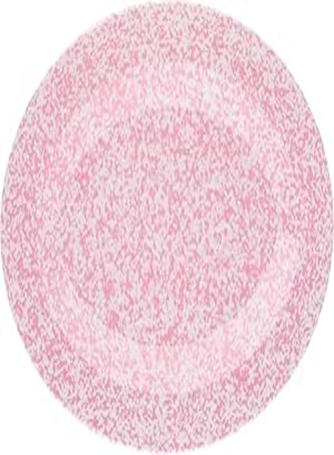 Pure melamine large oval food service plate, pink, 136083