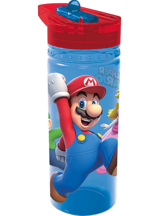 Nintendo Super Mario Bottle Eco Zen 580ml Multicolour Water Bottle Drinking Bottle Hydration Bottle Tumbler Flask Portable Glass Travel Mug - Image 1