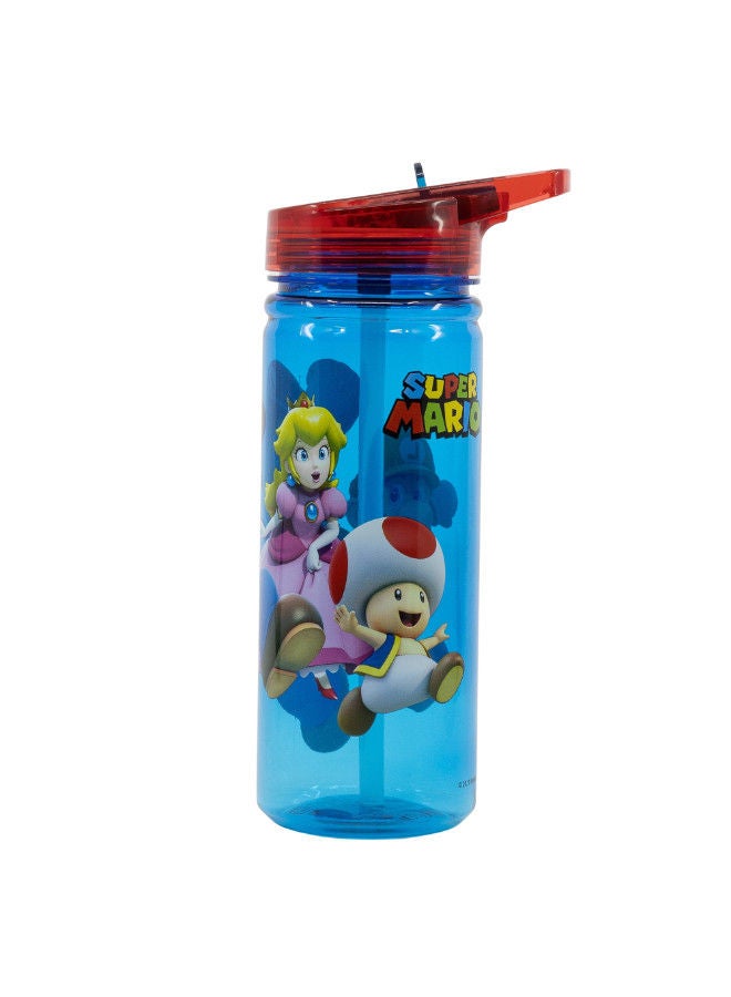 Nintendo Super Mario Bottle Eco Zen 580ml Multicolour Water Bottle Drinking Bottle Hydration Bottle Tumbler Flask Portable Glass Travel Mug - Image 2