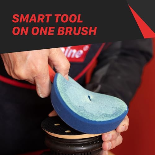 Maxshine 2 in 1 Foam Pad Cleaning Brush & Pad Removal Tool Set - Dual-Function Stiff Bristle Brush & Cleaning Pad for Car Buffing Pads - Easy Grip and Carry - Detailing Accessories & Supplies - Image 3