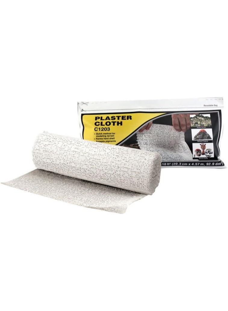 WOODLAND Woodland Scenics C1203 Plaster Cloth Roll 8"X180"  - Image 1