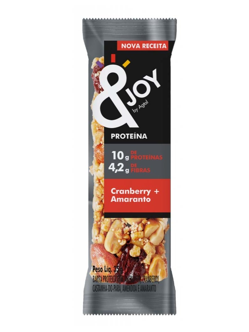Enjoy Snacks Nuts Bar Protein Zero Sugar Cranberries and Amaranth (Pack of 12) - Image 3