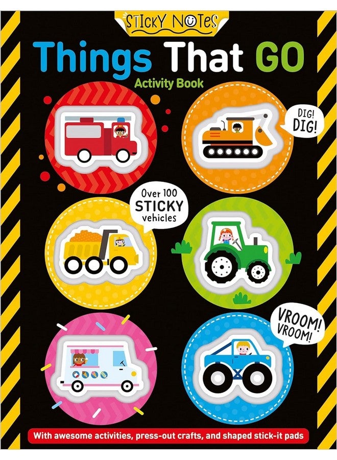 Make Believe Ideas Sticky Notes Things That Go Activity Book - Image 1