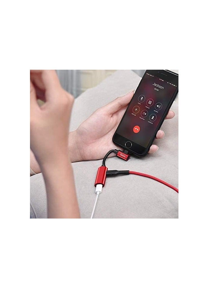 HOCO LS18 dual lightning digital audio converter- black - Image 2