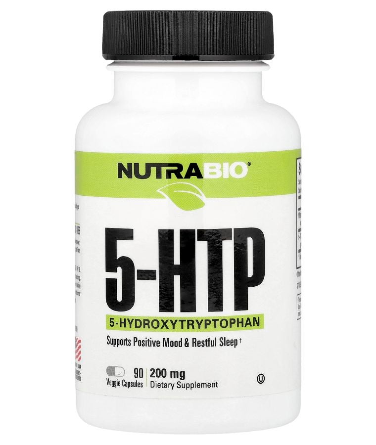 NutraBio 5-HTP 90 Veggie Capsules