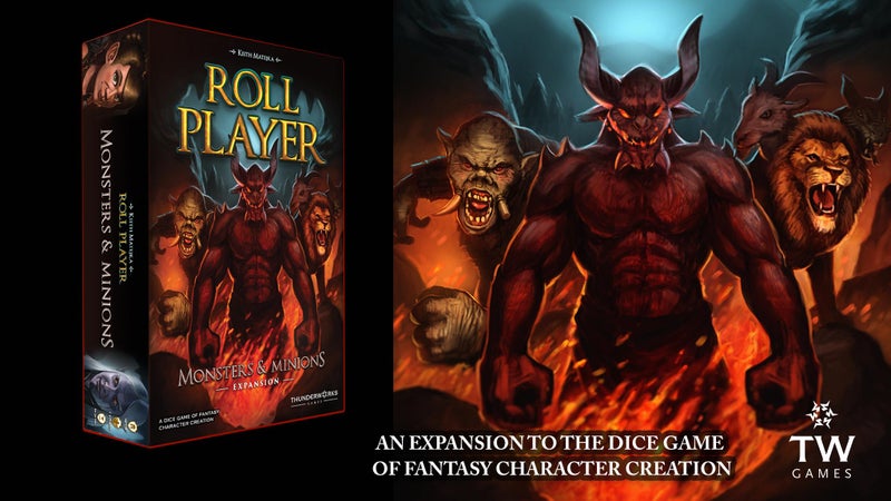 Thunderworks Games Monsters & Minions - Expansion for Roll Player Board Game | Adds End-Game Monsters, 5th Player, New Dice and 170+ Cards | Dice Drafting Family Game for 1-5 Players Ages 14+ | Thunderworks Games - Image 2