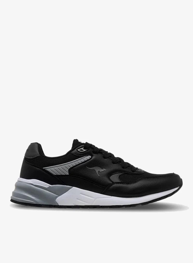 kangaROOS Black Men Lace-Up Sneakers for Men | Best Price UAE