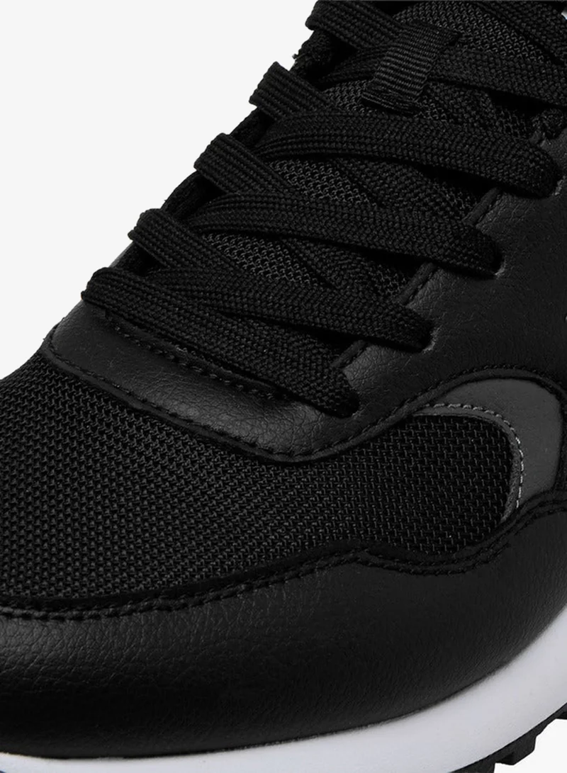 kangaROOS Black Men Lace-Up Sneakers for Men | Best Price UAE