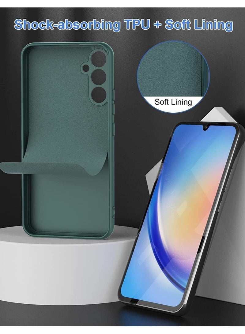 غطاء حماية لهاتف سامسونج جالاكسي A36 5G من السيليكون الناعم، غطاء خلفي خفيف الوزن، لمسة نهائية غير لامعة، غطاء مقاوم للصدمات، مضاد لبصمات الأصابع، مصمم لهاتف سامسونج جالاكسي A36 5G - Image 5