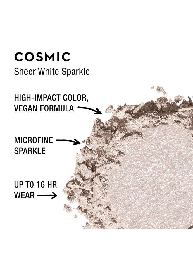 Urban Decay - 24/7 Moondust Eyeshadow Compact - Long-Lasting Shimmery Eye Makeup and Highlight - Up to 16 Hour Wear - Vegan Formula – Cosmic (Metallic White with Iridescent, 3D Sparkle and Shift) - Image 1
