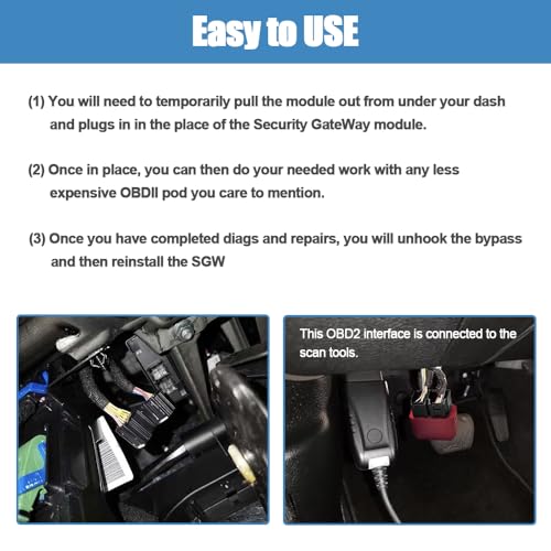 PARANNIC SGW Bypass Dongle 8 12 Pin, Fit for 2018+ FCA Vehicles Security Gateway Bypass Module, Compatible for RAM for Chrysler for JEEP for Dodge for Fiat for Alfa Romeo for Maserati for Lancia 2018 and Newer - Image 5