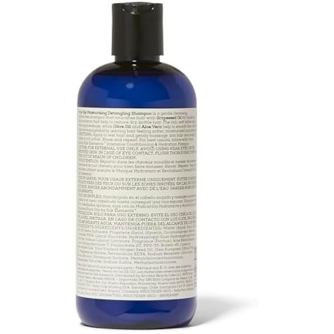 Silk Elements PURE OILS MOISTURIZING DETANGLING SHAMPOO,12FL.OZ(355 ML) - Image 2
